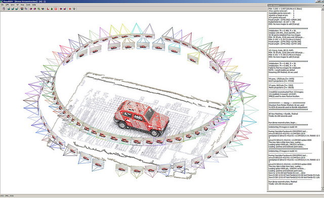 VisualSFM : 3D Construction of images
