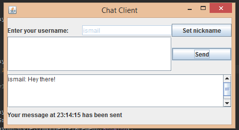 Building Simple GUI in Java – ChatClient